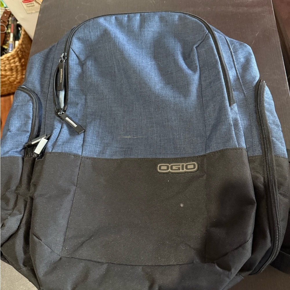 Ogio Blue and Black Men's Backpack